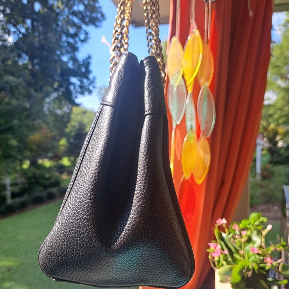 COACH BROOKE CHAIN Black Shoulder Bag Excellent  Condition - Picture 6 of 14